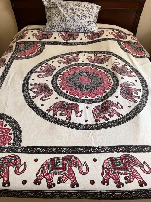 Jeté de lit 100% Cotton Made in India