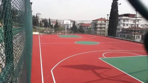 تغطيت الملاعب air de jeux piste d'athlétisme, terrain de sport matico, acrylique, gomme epdm