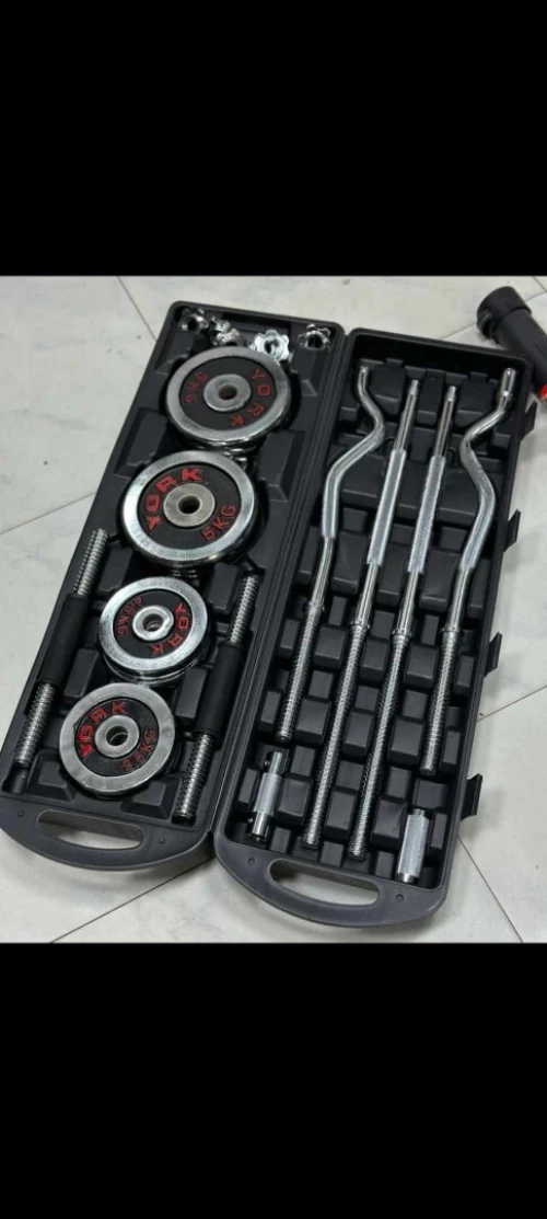 mallette de musculation 55 kg Kit complet polyvalent