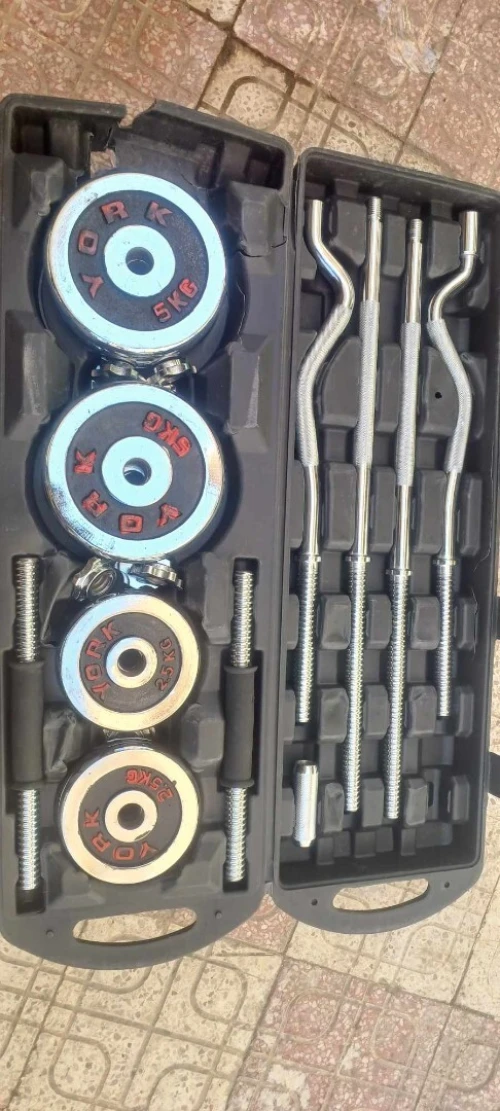 mallette de musculation 55 kg Kit complet polyvalent