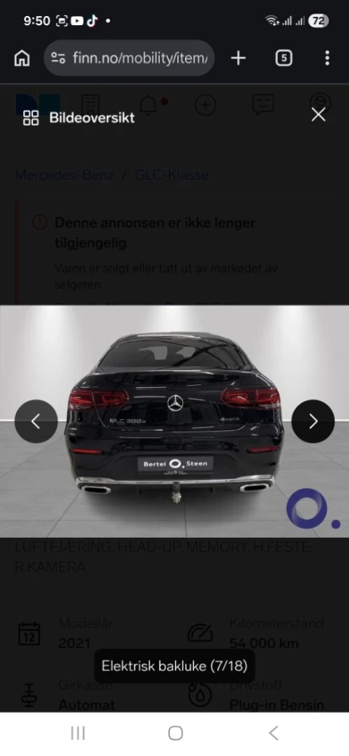 Mercedes GLC 2021 GLC 300 E 4 MATIC