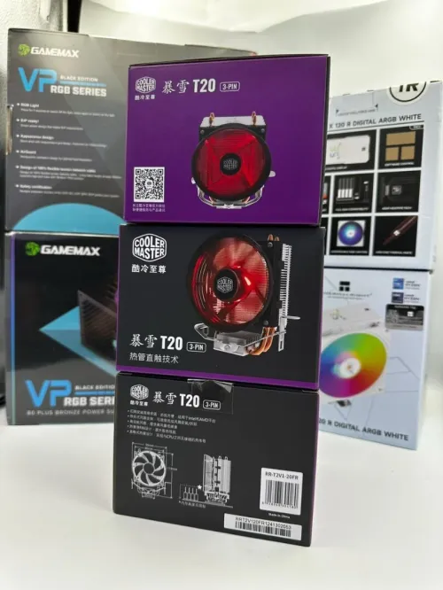 VENTILATEUR CPU COOLER MASTER HYPER T20 RED
