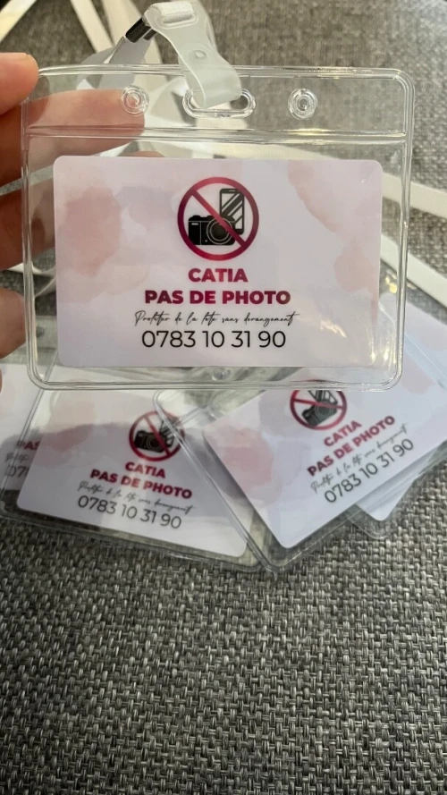 Badges PVC personnalisés