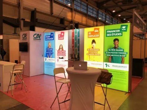 Réalisation de stands sur mesure et conceptions uniques !