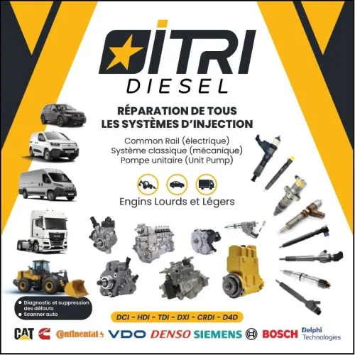 offer  de services de reparation des system injection diesel