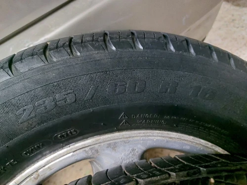 JANTES ALLIAGE D'ORIGINE TOYOTA 5 GOUJONS 235/60/16
