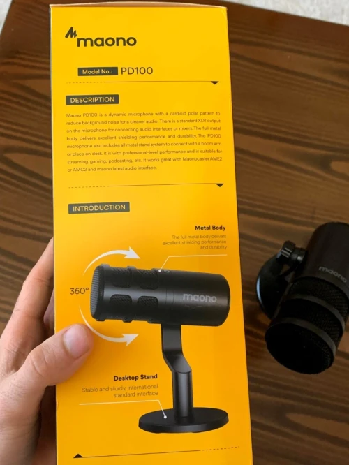 Microphone maono pd100 xlr