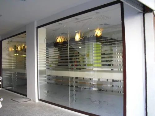 Façade en verre