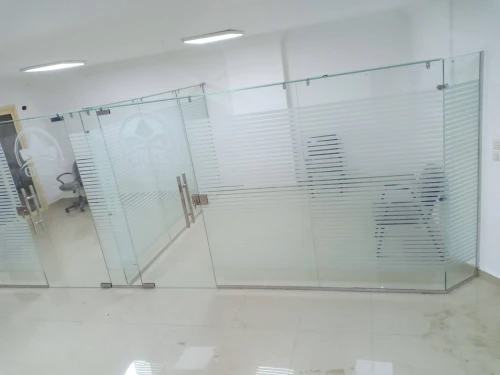 Cloison verre et aluminium 