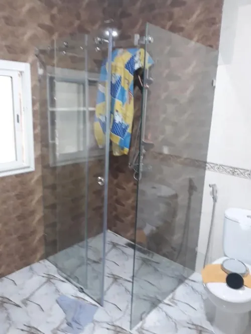 Cloison verre et aluminium 