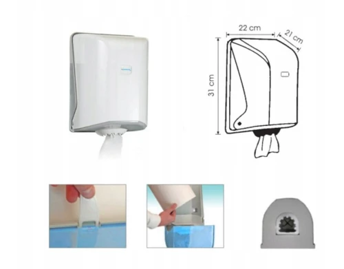Distributeur de Papier et Essuie-main.