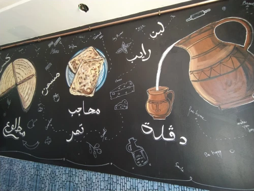 الرسم على الجدران dessin sur le mur