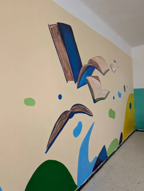 الرسم على الجدران dessin sur le mur