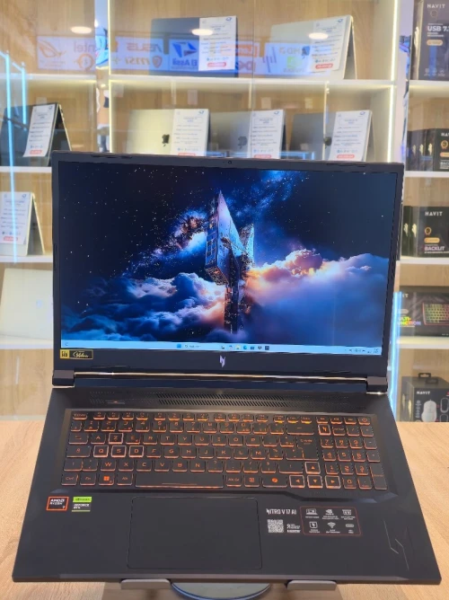 ACER NITRO V17 AI RYZEN 7 260W 16G 1T SSD RTX 5060 8G 17.3'' QHD 144HZ WIN11