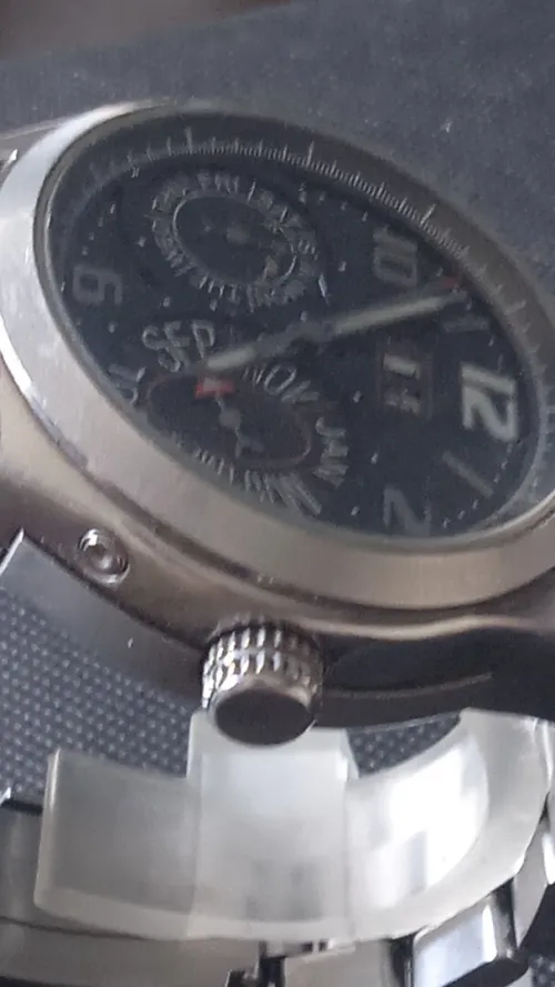 montre homme fossil mécanique automatique toute en acier inoxydable