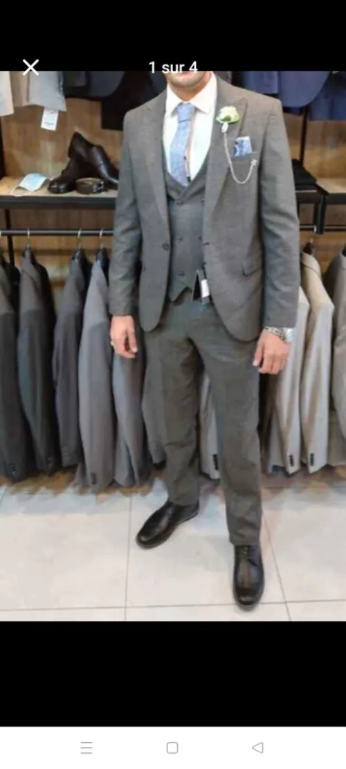 Costume pour homme 3 pièces taille M 