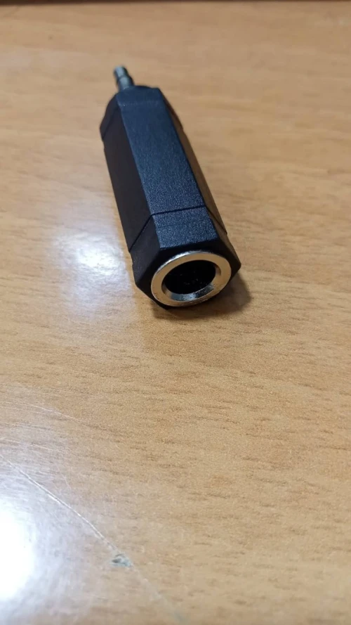 Prise adaptateur fiche jack 3,5mm/ 6,35mm