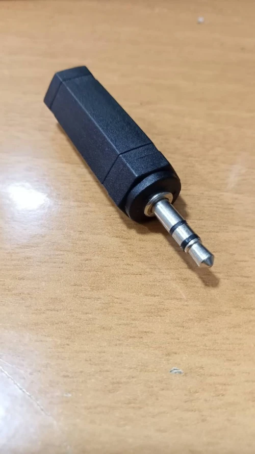 Prise adaptateur fiche jack 3,5mm/ 6,35mm
