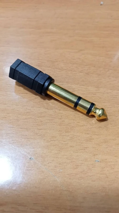 Prise adaptateur fiche jack 3,5mm/ 6,35mm
