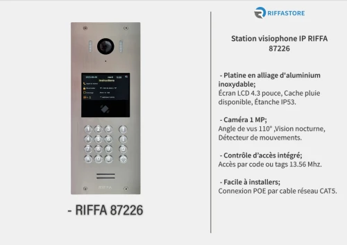 Visiophone collectif IP RIFFA