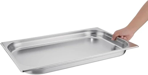 Bac Gastronorme 1/1 avec Couvercle en Acier Inoxydable Résistant & Polyvalent
