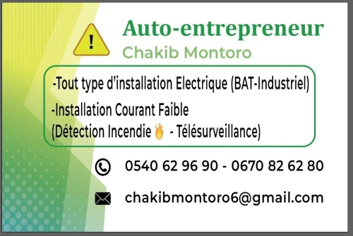 Tout genre de travaux électricité 