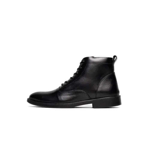 Bottes chelsea Borsalino cuir véritable 