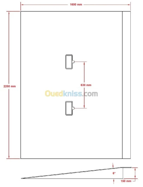 Rampe d'accès pour container