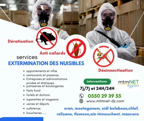 Entreprise de Dératisation à chlef