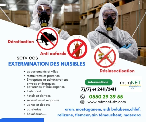 Entreprise de dératisation à oran