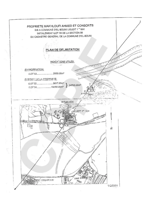 Vente Terrain Annaba El bouni