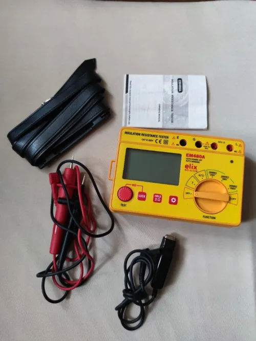 Mégohmmètre disjoncteur moteur