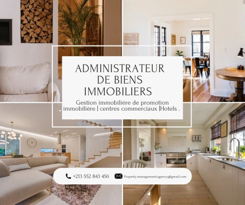 Administrateur de biens immobiliers agréé par l état Hydra Alger