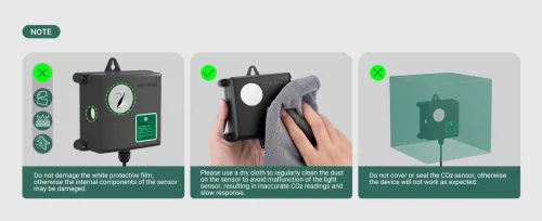 Contrôleur de CO2 INKBIRD contrôleur intelligent de dioxyde de carbone