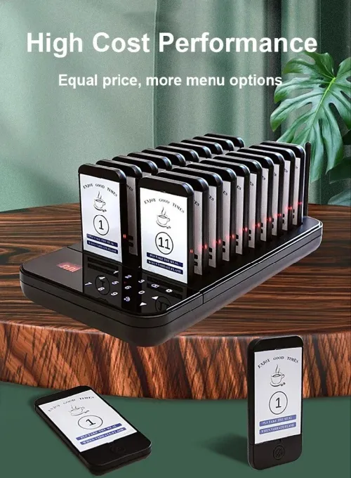 Pack Bipeur Système D'appel Sans Fil 20 Bipeur