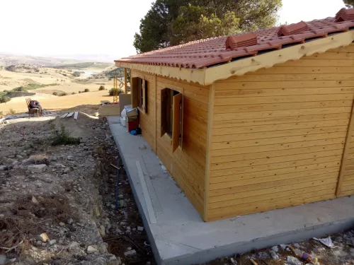 Construction des chalets et bungalow et Kiosque en bois 
