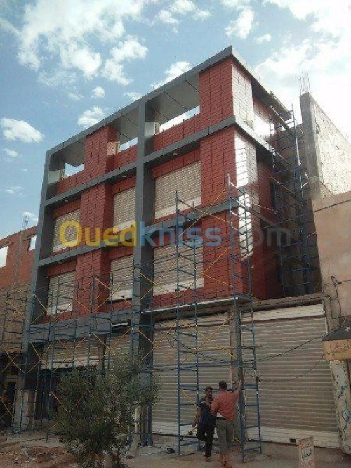Travaux de Façade ventilé (mu rideau, alucobond, terre cuite, céramique, WPC ..) 