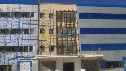 Travaux de Façade ventilé (mu rideau, alucobond, terre cuite, céramique, WPC ..) 