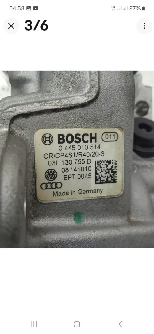 Pompe HP Golf VI Passât Audi: 03L130755L.03L130755D