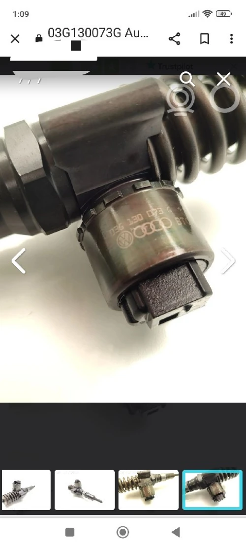 INJECTEURS GOLF V LEON AUDI 03G130073G+