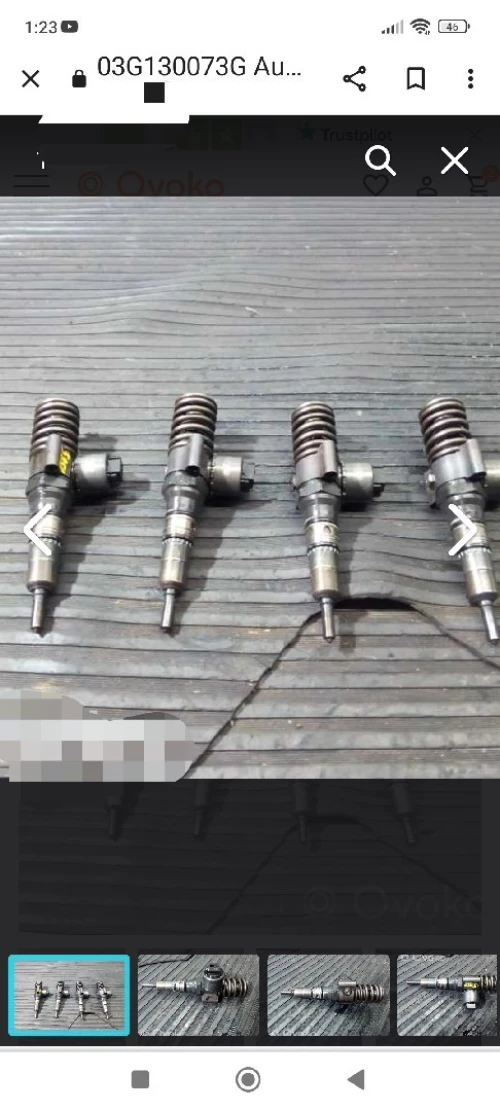 INJECTEURS GOLF V LEON AUDI 03G130073G+