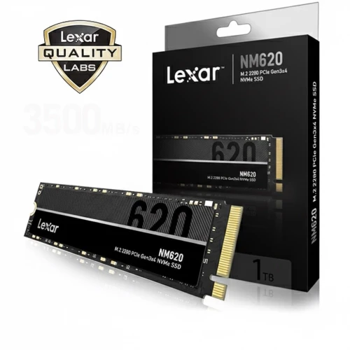 Disque SSD NVMe M.2 Lexar NM620 1TB PCIe Gen3x4 3500mb/s
