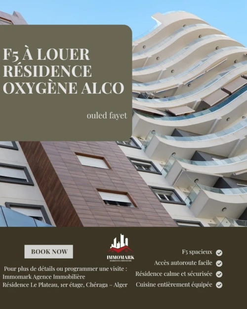 Location Appartement F5 Alger Ouled fayet