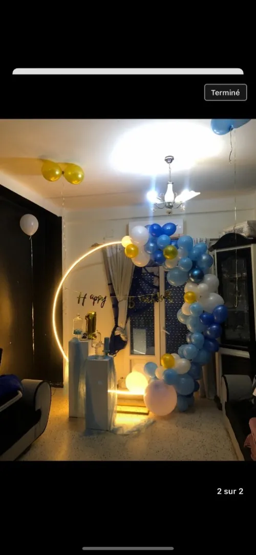 Location de matériels de décorations (mariages anniversaires fiançailles Saint-Valentin)