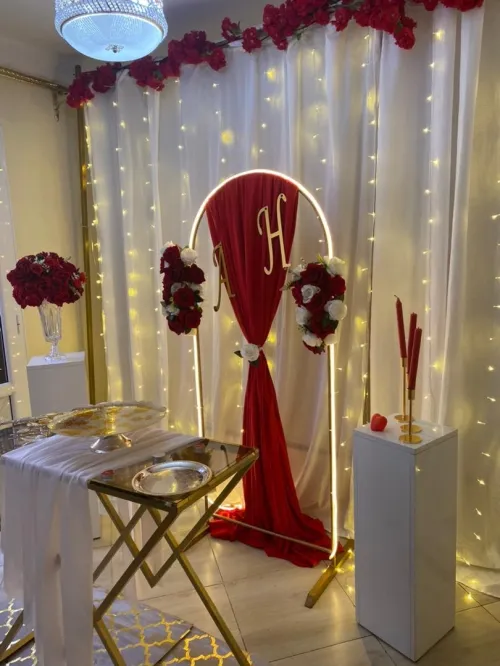 Location de matériels de décorations (mariages anniversaires fiançailles Saint-Valentin)