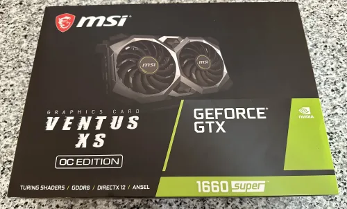 MSI GTX 1660 super ventus xs oc 6GB