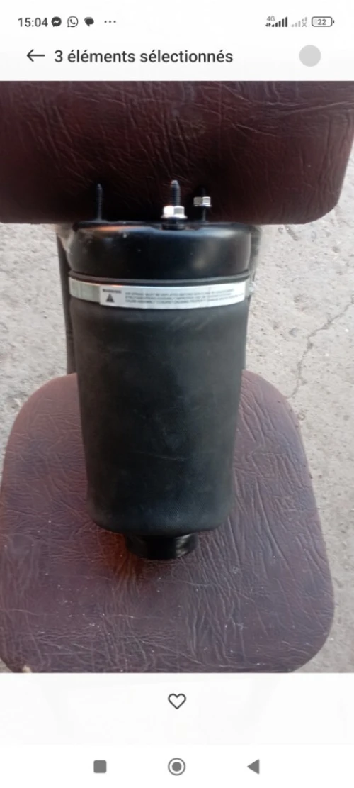 Amortisseur de suspension pneumatique mercides