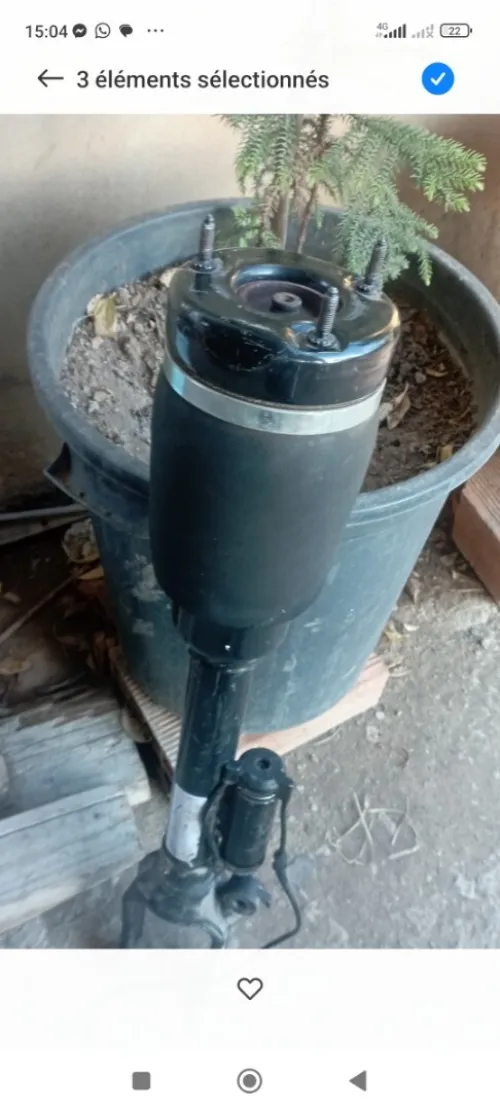 Amortisseur de suspension pneumatique mercides