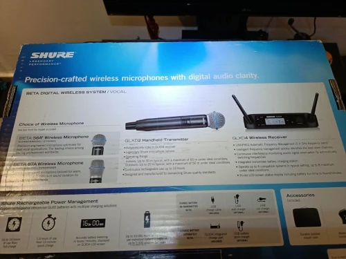 Shure Sans Fil GLXD4 / Beta 58A