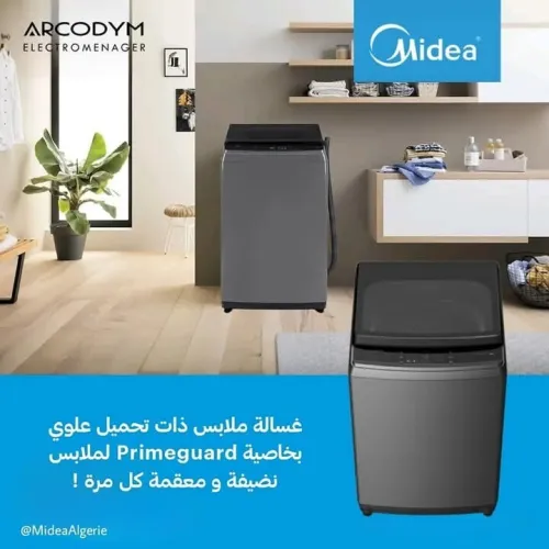MIDEA TOP 10.5KG 8KG SEMI AUTOMATIQUE